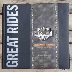 Harley Davidson Great Rides 2003 Scrapbook Photo Album 12"x12" with Stickers